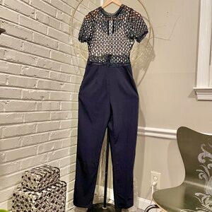 SOIEBLU One Piece Jumpsuit Navy Blue S